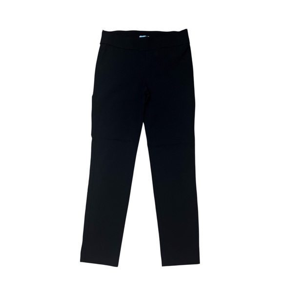 J McLaughlin Dark Navy Blue Rayon Nylon Blend Straight Pants Size 8 - Picture 1 of 4